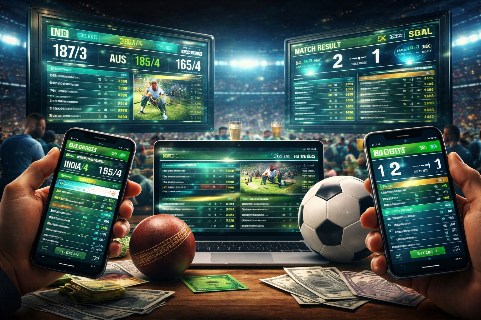 Cricket, Football, And Broad Market Coverage